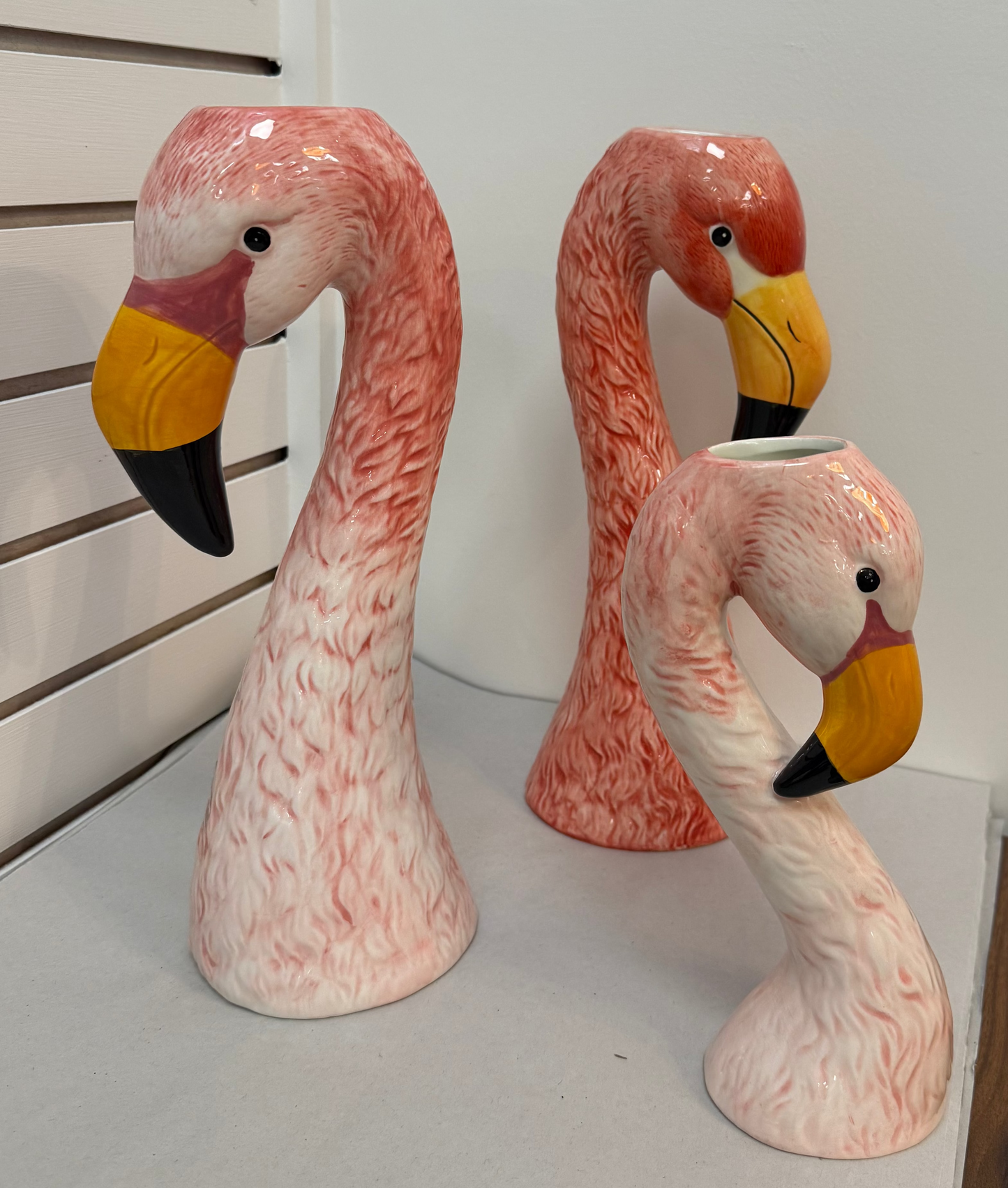 Flamingo Head Vase