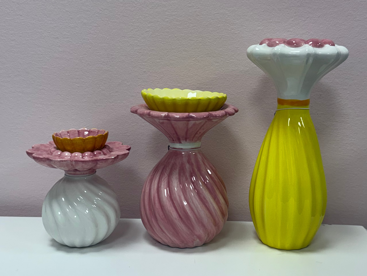 Ruffled Bud Vase