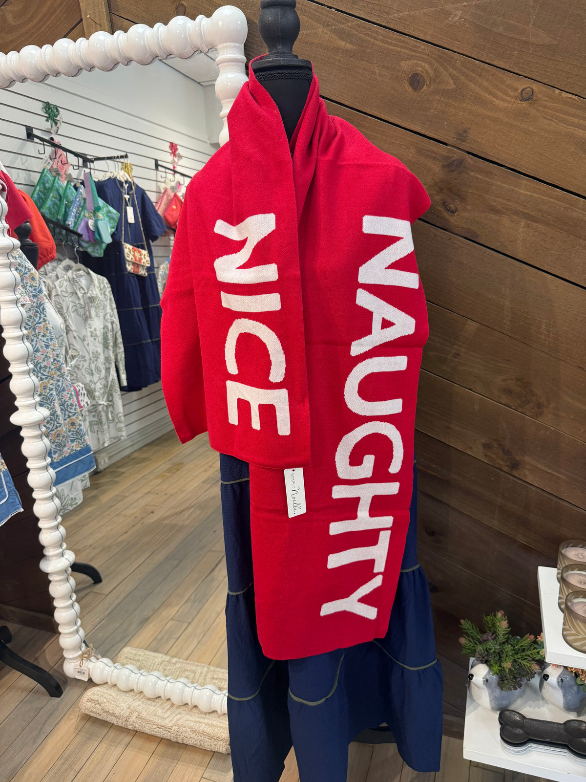 Holiday Word Scarf