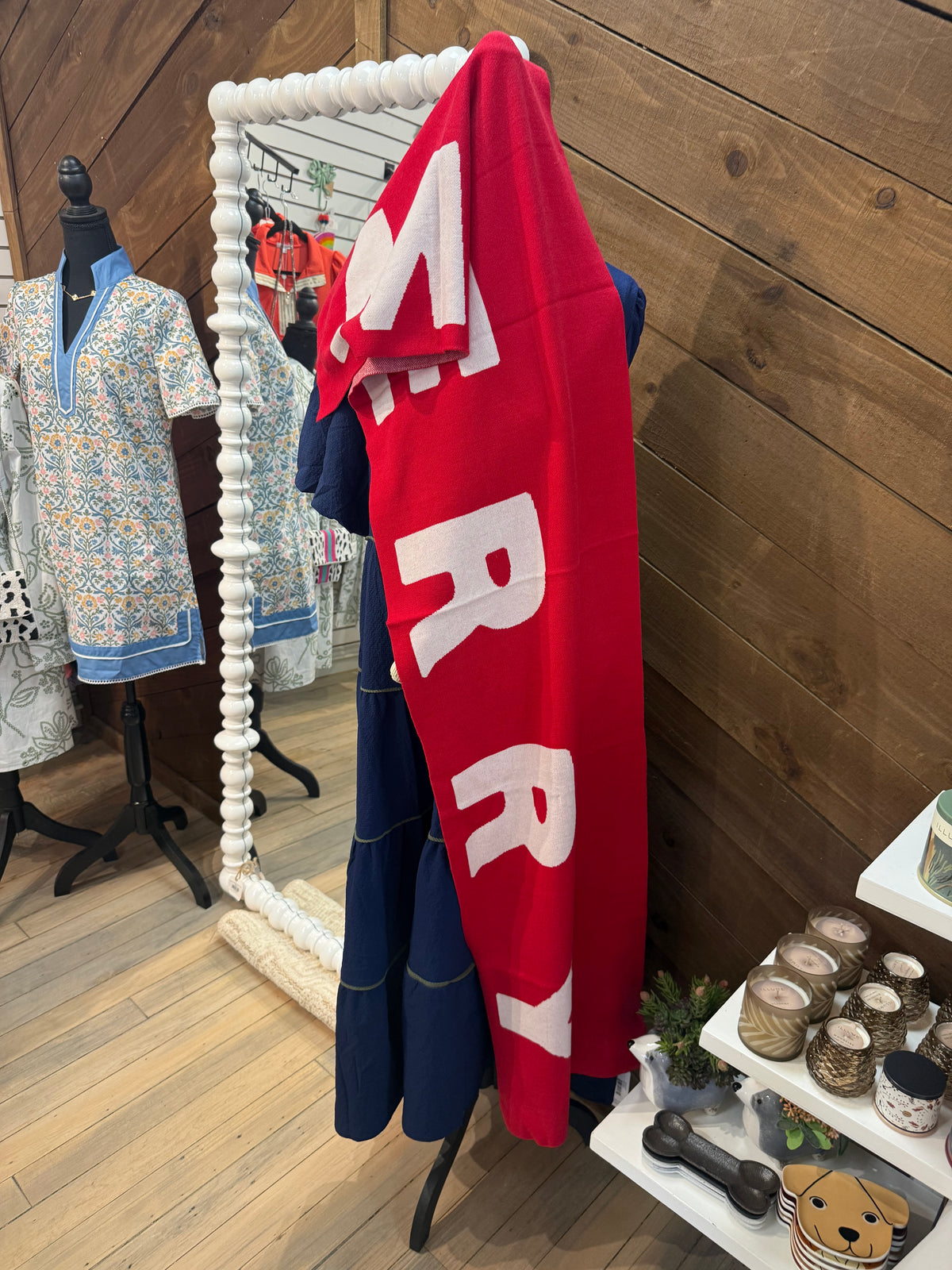 Holiday Word Scarf