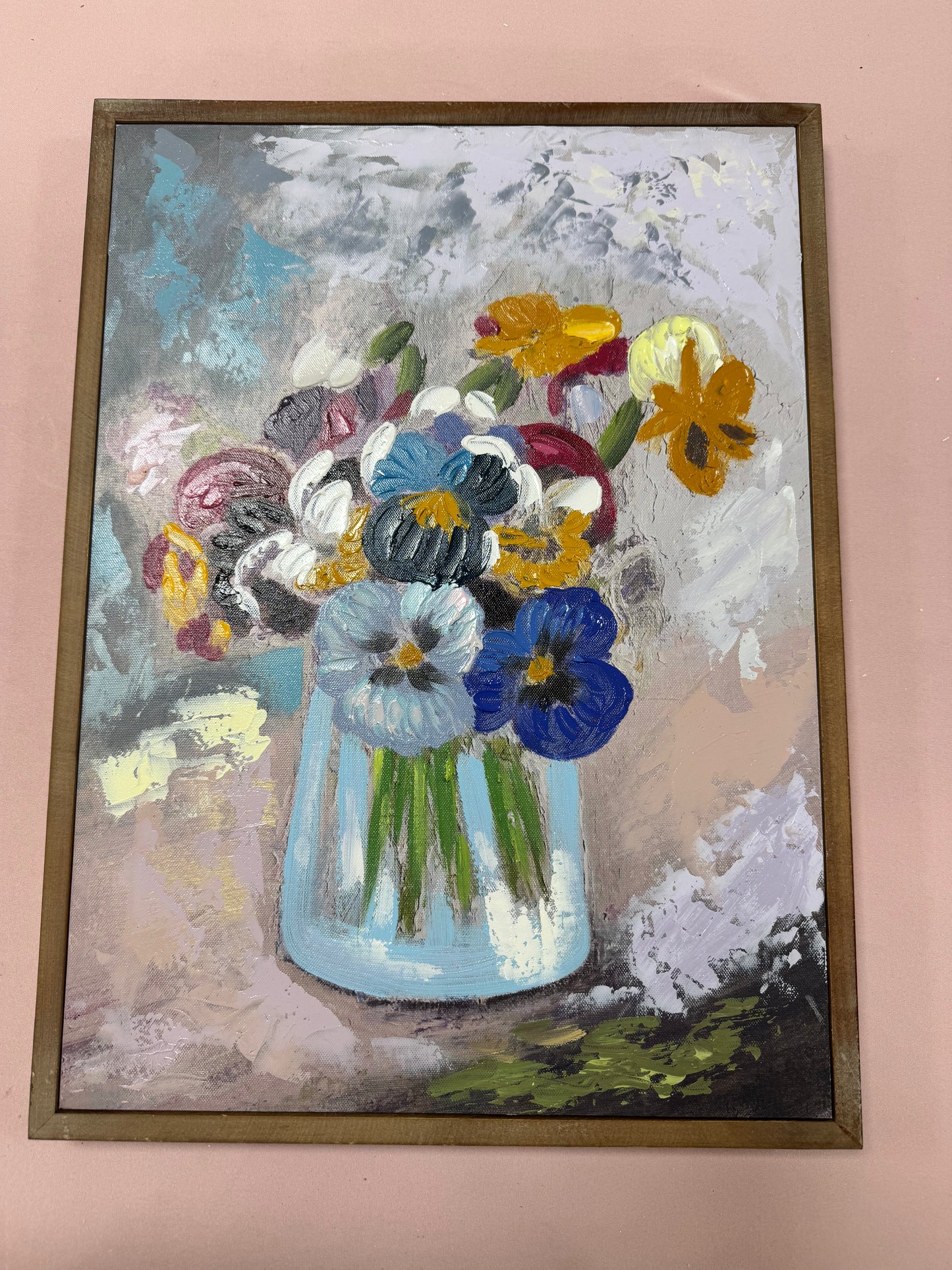 Floral Watercan Canvas