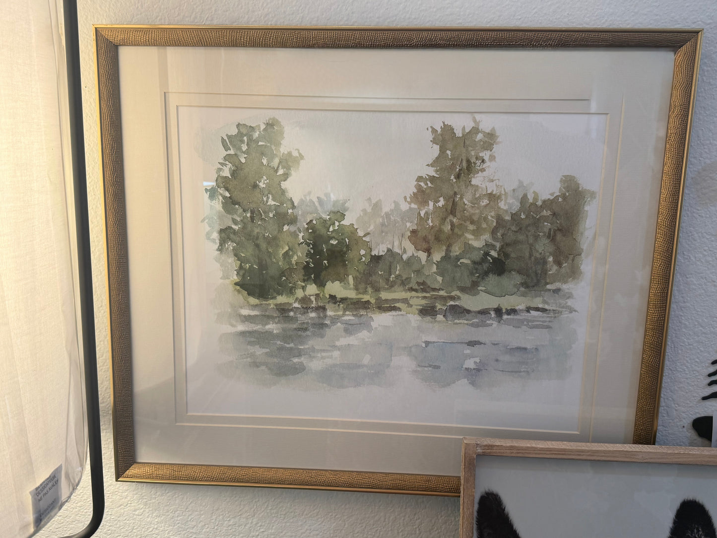 Wooded Stream Framed Print