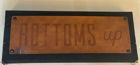 Happy Hour / Leather Wall Decor