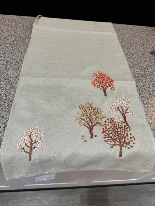 French Knot Tree Runner 14x72