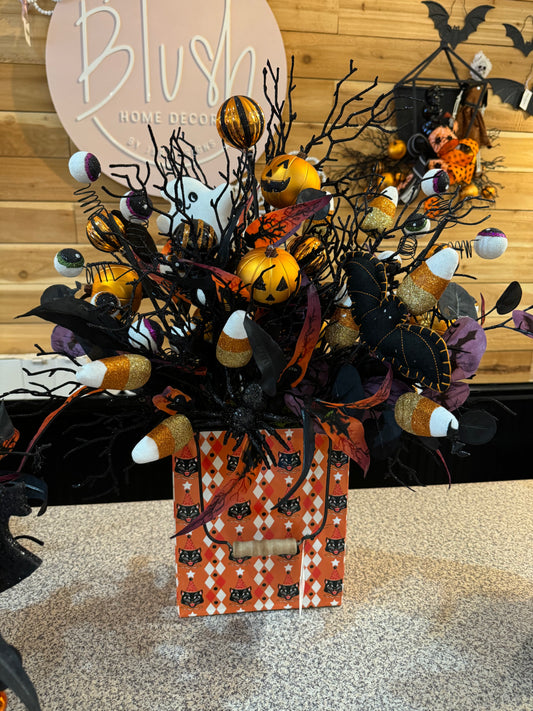 Large Halloween Floral