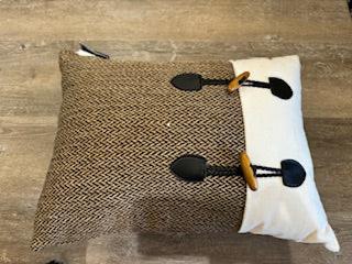 Two Toned with Strap Pillow