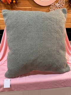 20" Woven Green Pillow