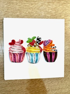 Flower Pot Quilling Card