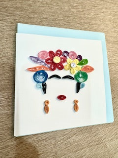 Frida Kahlo Quilling Card