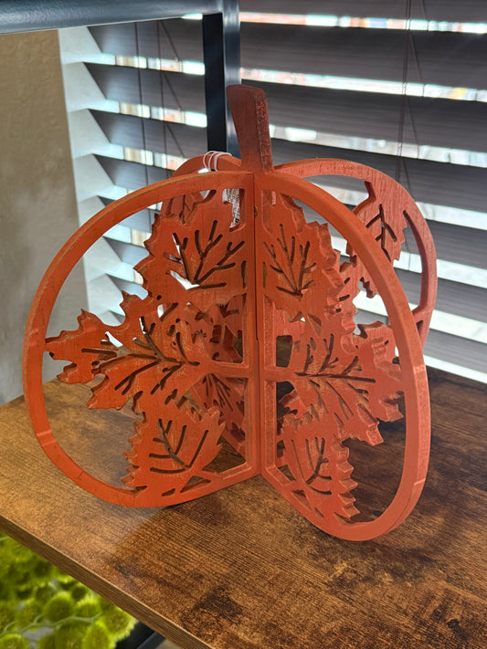 Laser Cut Leaf Pumpkin