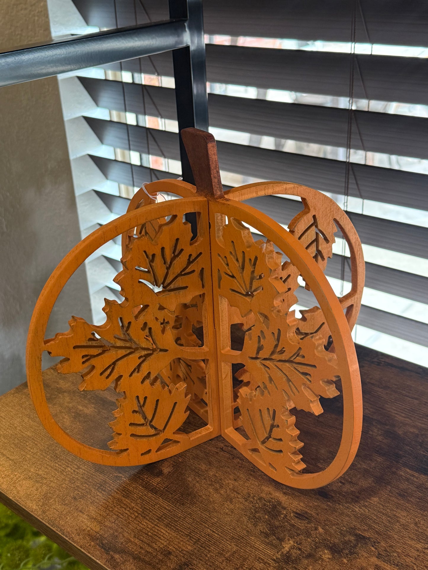 Laser Cut Leaf Pumpkin