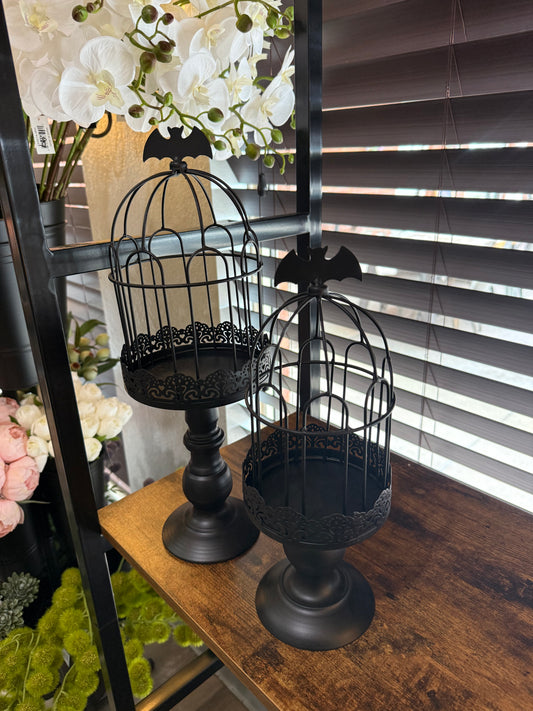 Pedestal Stand with Bat Cloche