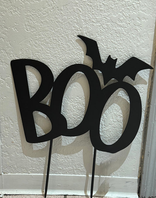 Boo Bat Yard Stake