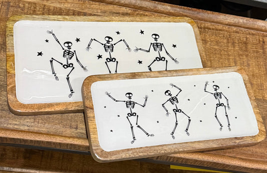 Dancing Skeleton Serving Tray