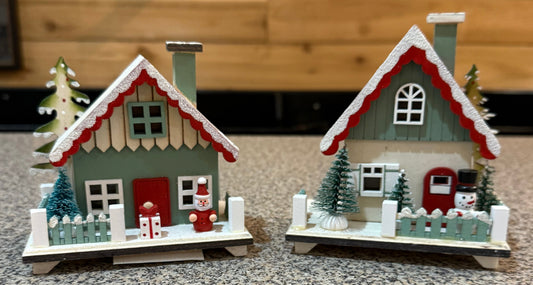 Light Up Ski Chalet