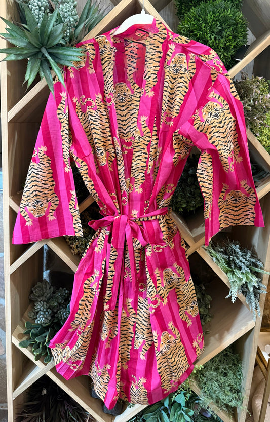 Pink Tiger Kimono