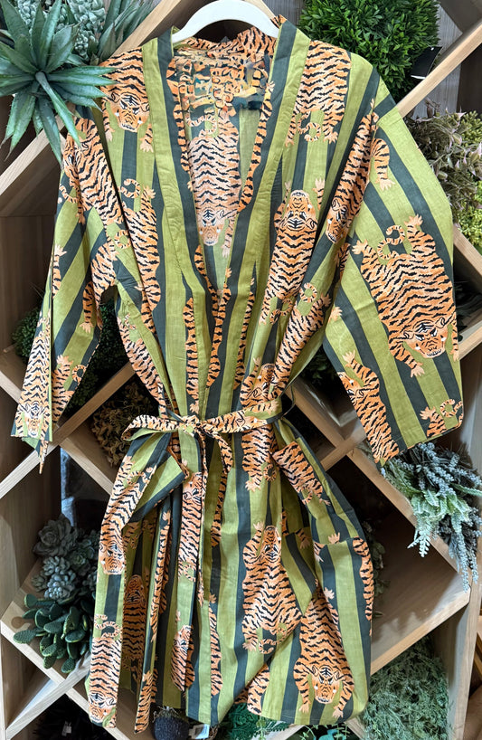 Green Tiger Kimono