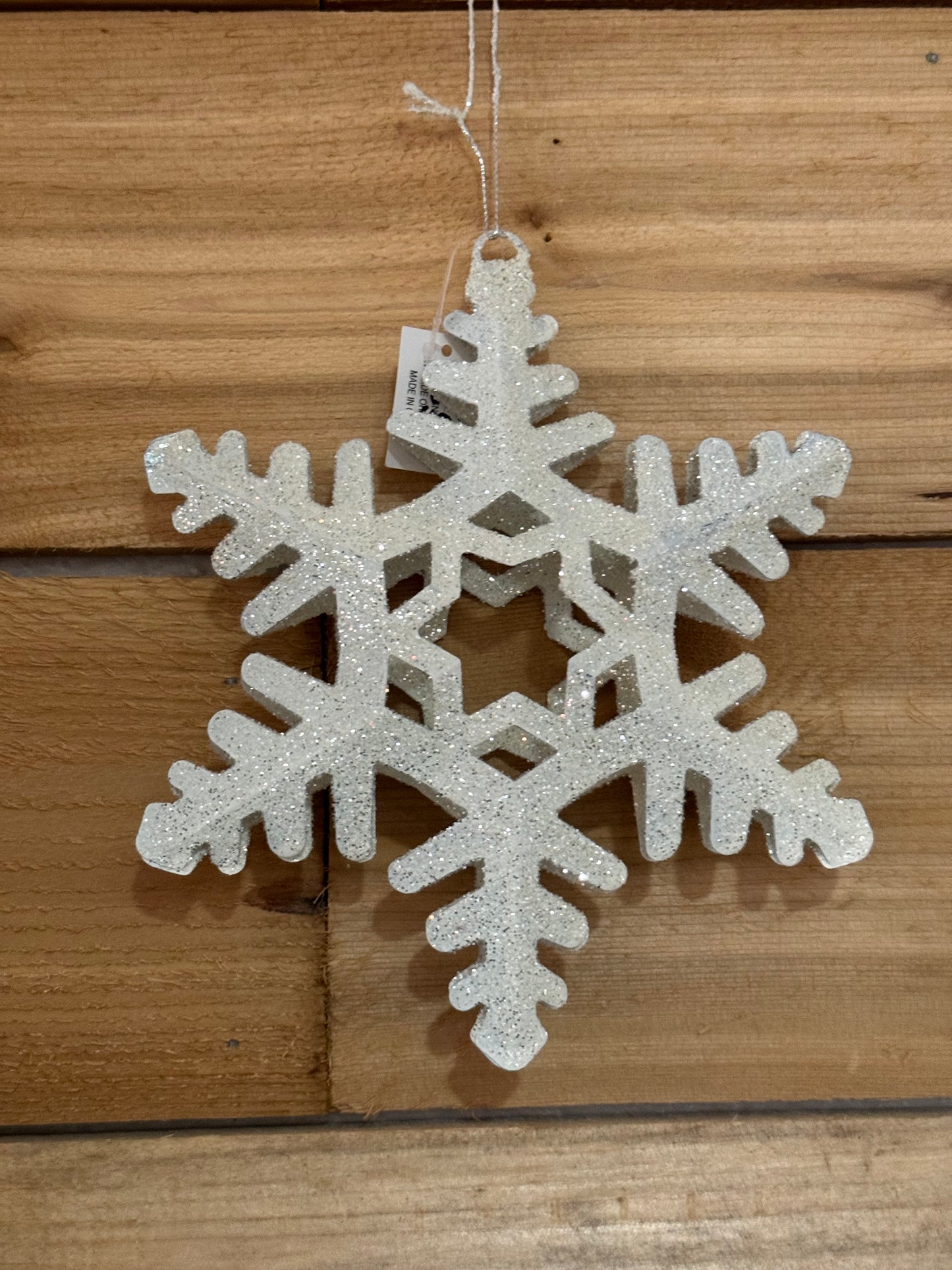 Lg. Snowflake Ornament 8"