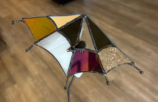 Stained Glass Spider Web