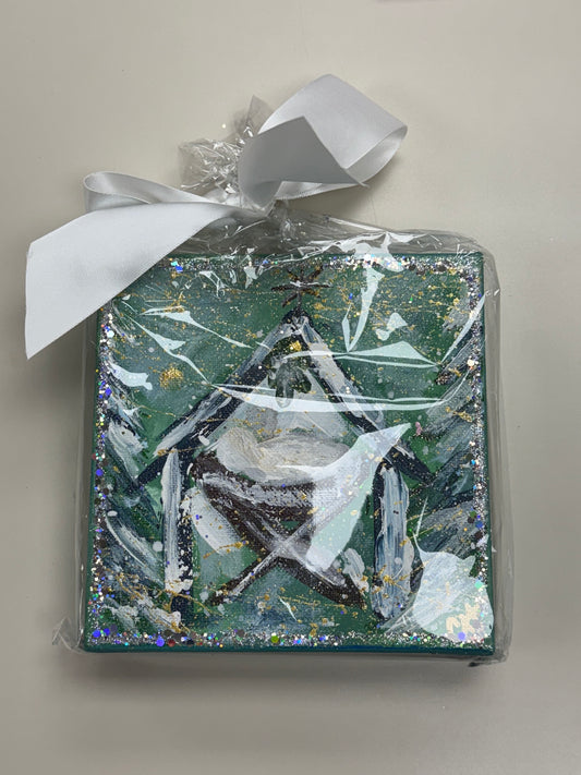 Manger Canvas- Silver