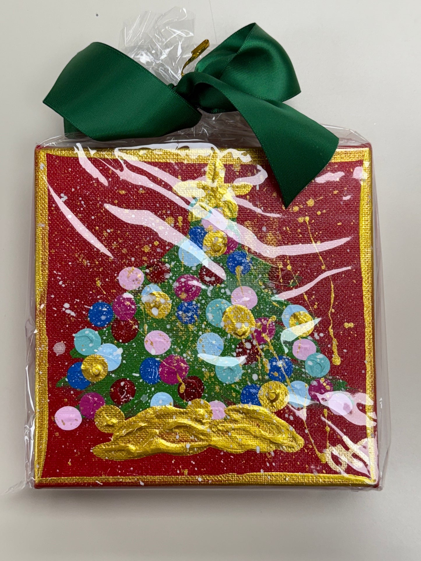 Twinkle Tree Canvas -Red