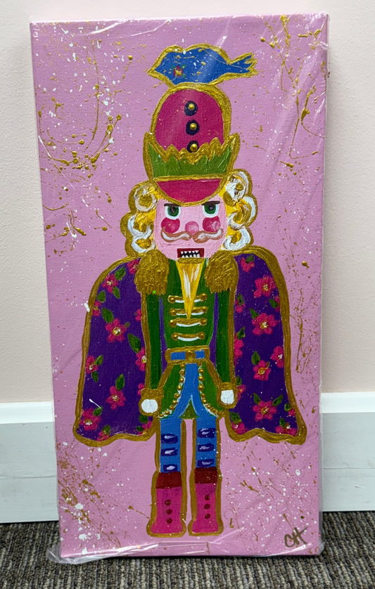 Pink Nutcracker Canvas