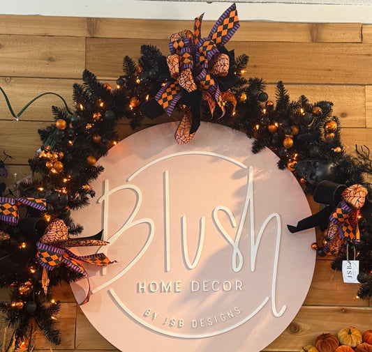 Lighted Halloween Swag