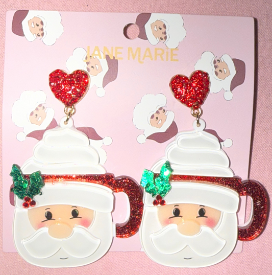 Santa Mug earrings