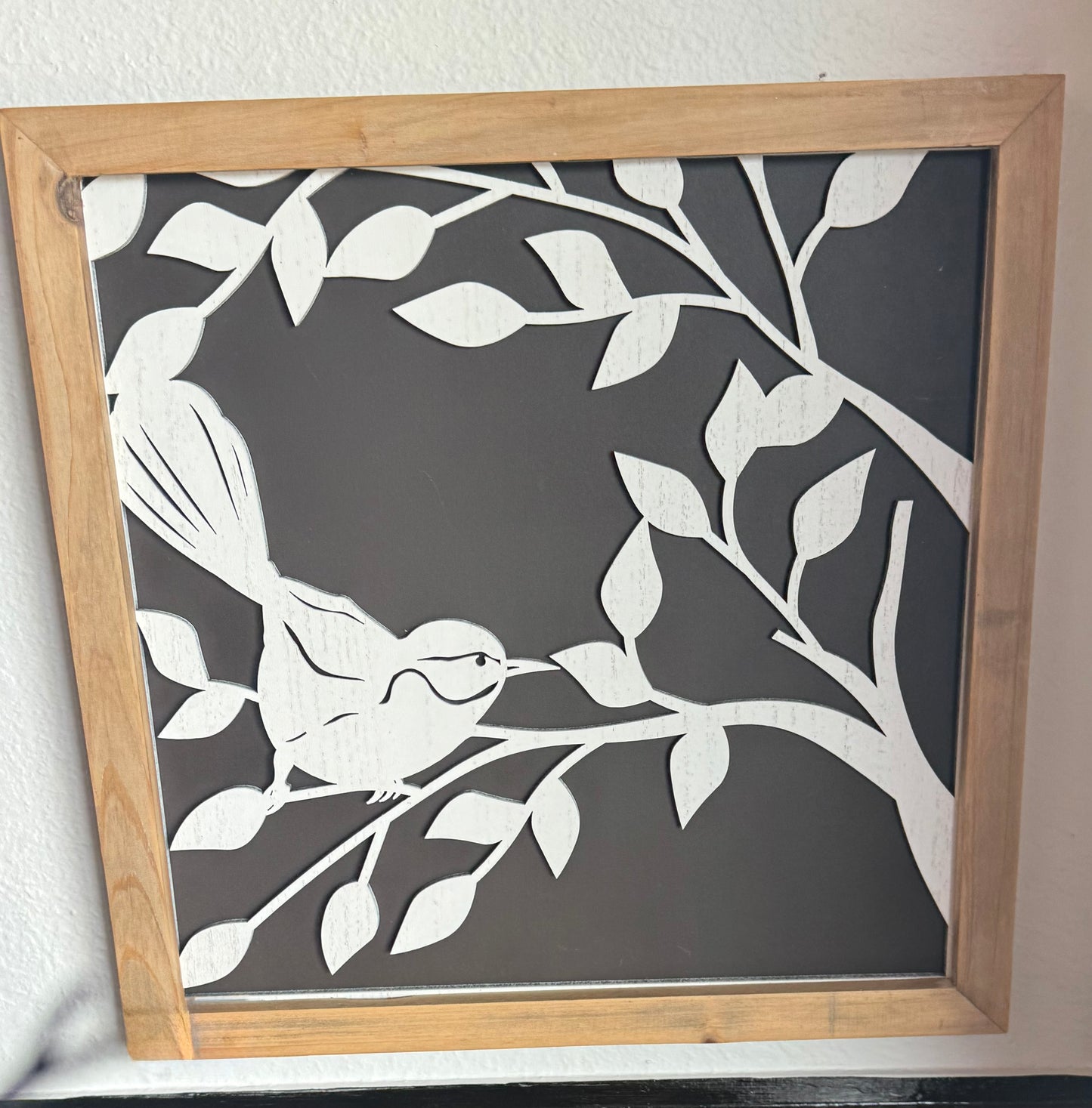 Painted Bird Wall Decor