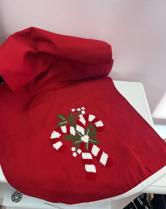 72x14 Candy Cane Table Runner