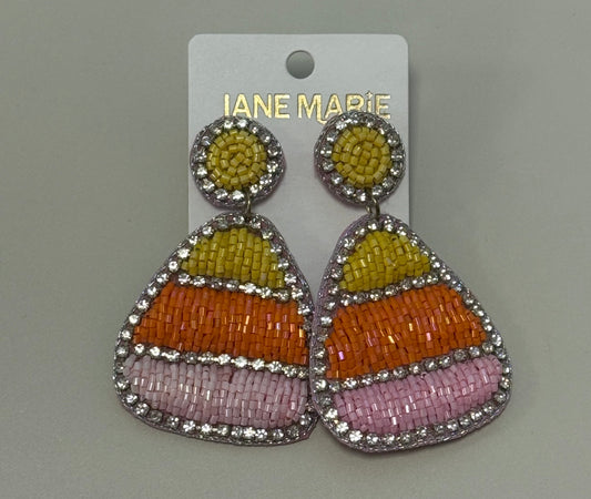 Candy Corn Earrings