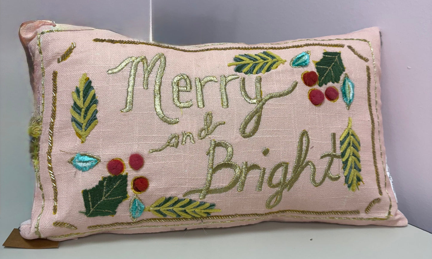 Merry and Bright Lumbar Pillow
