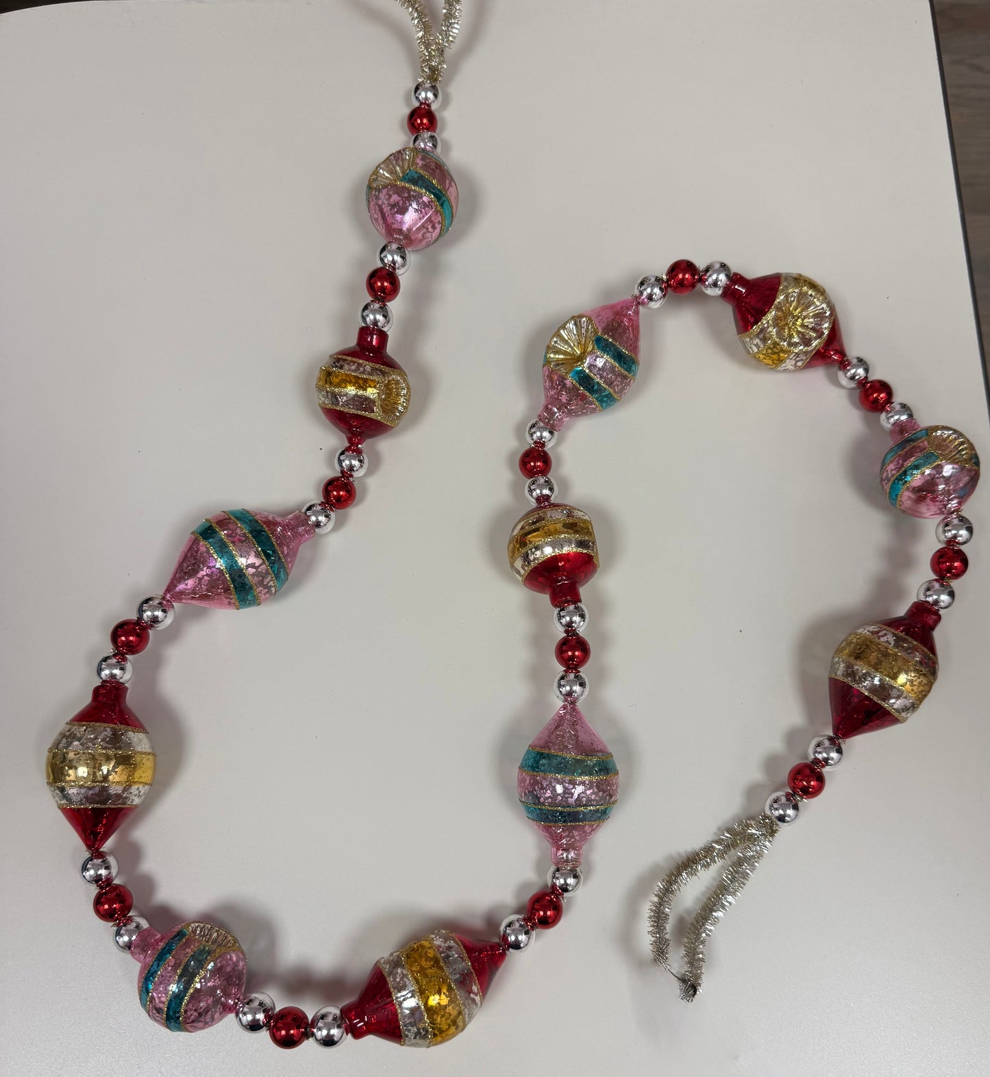 70" Vintage ornament Garland