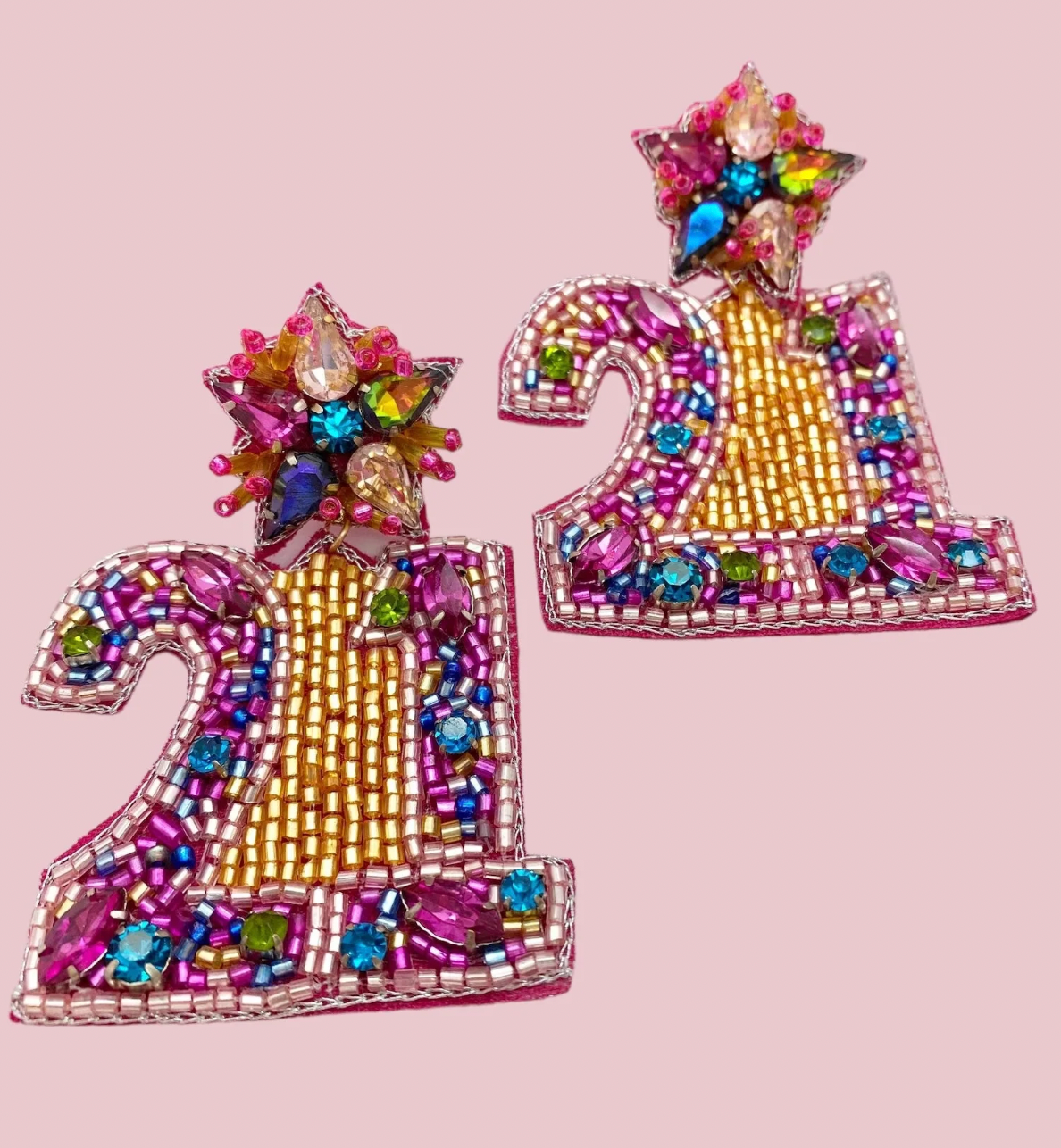 #21 Beaded Earrings