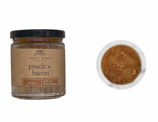Peach + Bacon Jam