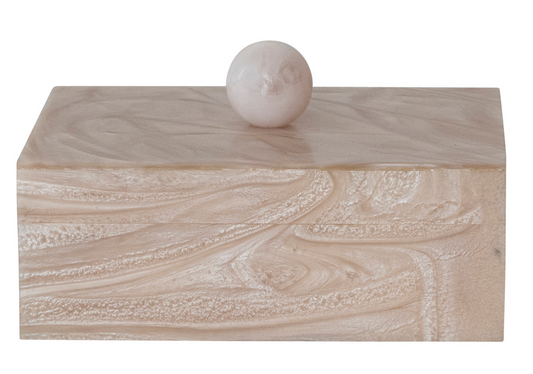 Marbled Box w/ Pearlized Finish