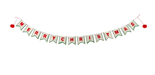 Merry Christmas Jingle Bell Banner