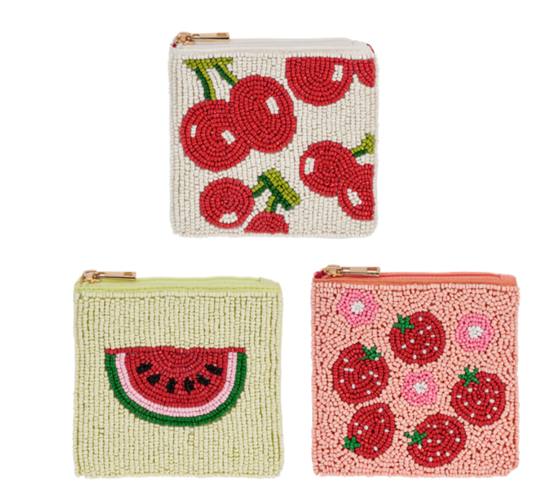 Fruit Zipper Coin Purse