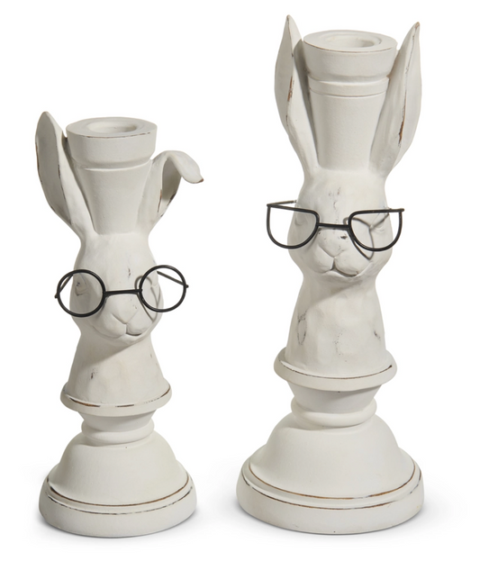 Bunny Candlesticks s/2