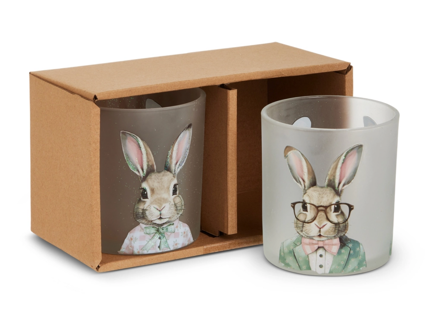Gentleman Bunny Tea Light Holder