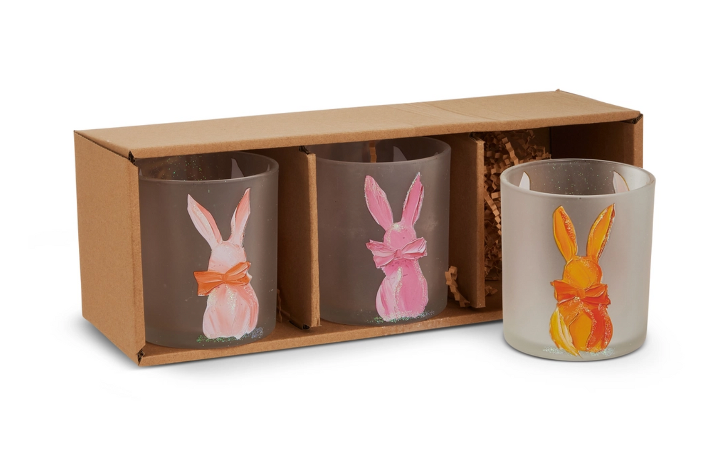 Pink Bunny Tea Light Holder