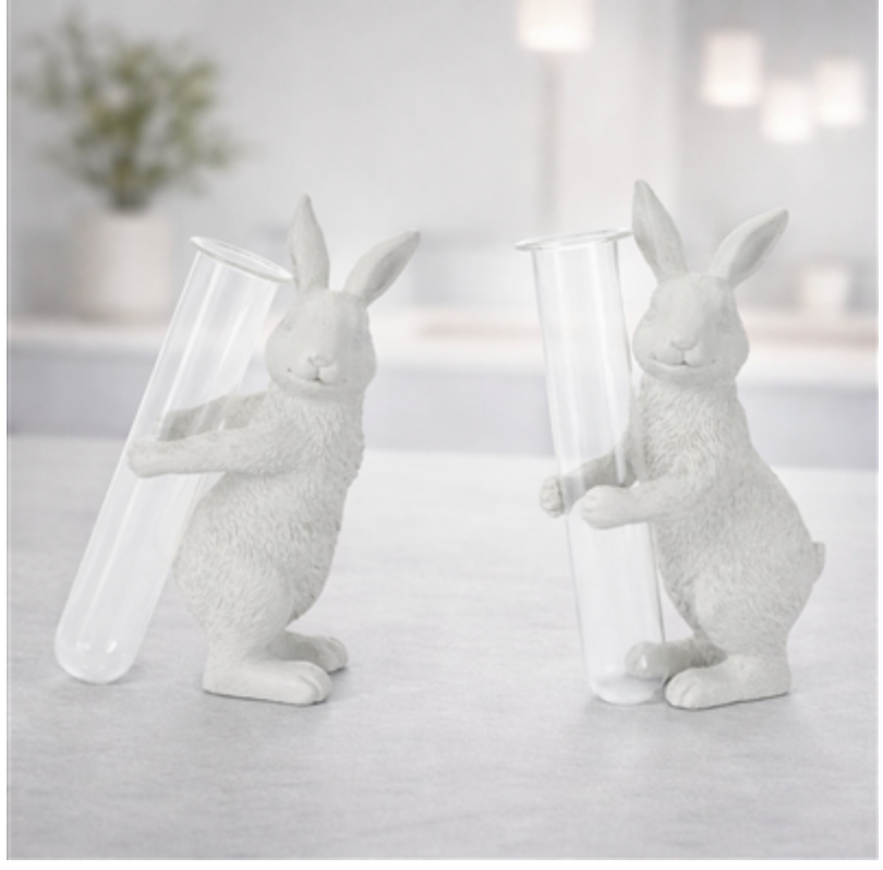 Rabbit w/Vase