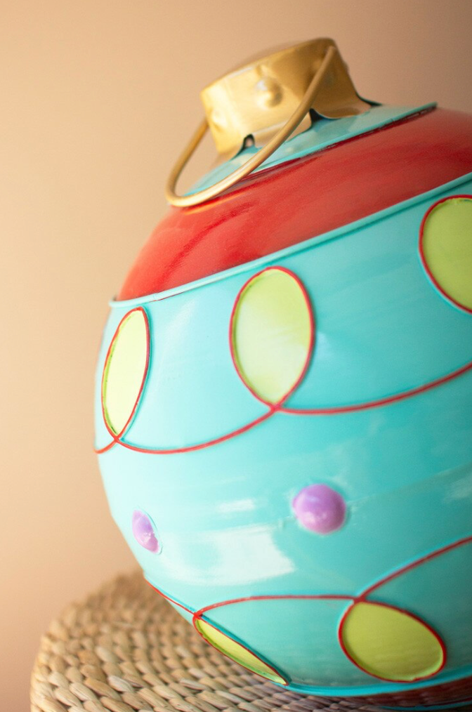 Lg. Colorful Christmas Ornaments