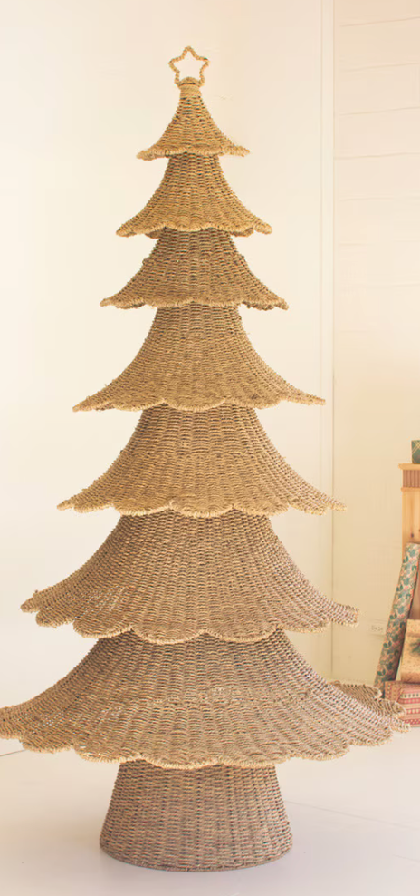 Giant Woven Vine Christmas Tree