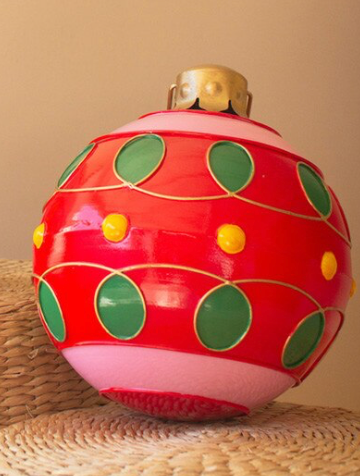 Lg. Colorful Christmas Ornaments