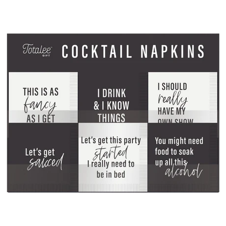 Snarky Cocktail Napkins