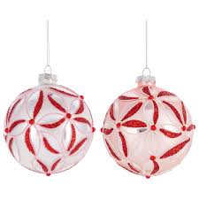 Peppermint Ball Ornament