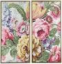 31.25" Floral Canvas Framed Wall Art
