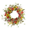 24" Colorful Floral Wreath
