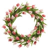 Pink & White Tulip Wreath